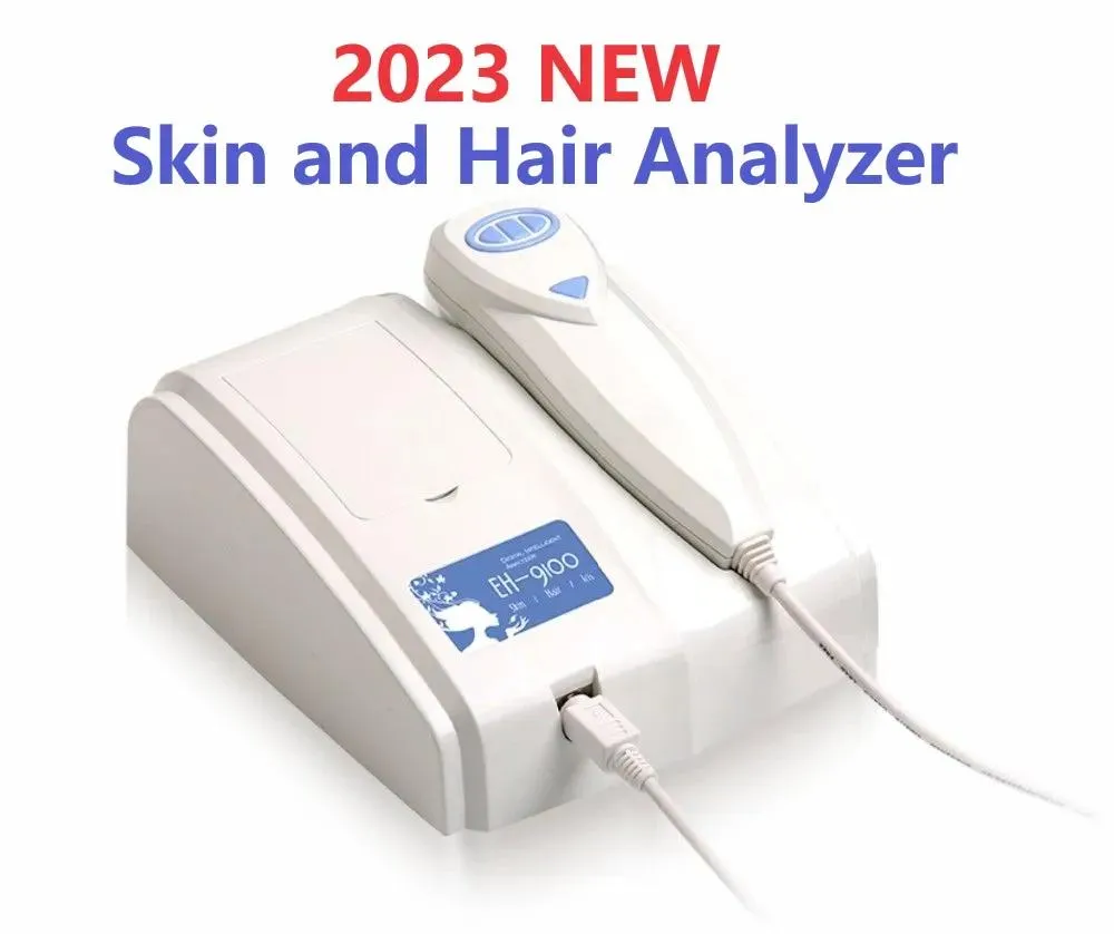 Gadżety 2023 Nowy USB wielofunkcyjny UV Analizat skóry i włosów 8.0 MP Wysoka rozdzielczość cyfrowa diagnoza kamery skórnej CCD Analiza skinscope D