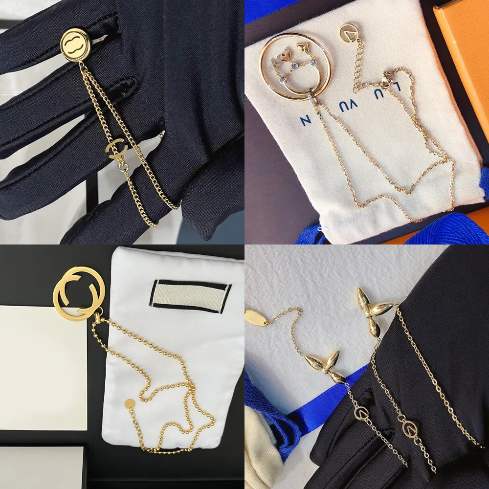 Designer kettingen merkbrief hanger goud vergulde zilveren roestvrijstalen choker kristallen ketting ketting beren beren hangers