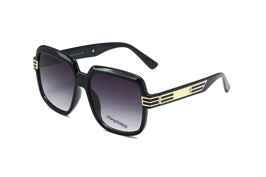 Luxe merkzonnebrillen voor mannen en vrouwen Designer Fashion Vintage groot frame Oversize vierkante zonnebril Hoge kwaliteit UV-bescherming Zonnebrillen Brillen 0900