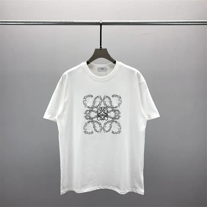 디자이너 티셔츠 캐주얼 MMS T 셔츠 모노그램 인쇄 인쇄 짧은 슬리브 상단 판매 럭셔리 남성 힙합 의류 아시아 크기 160