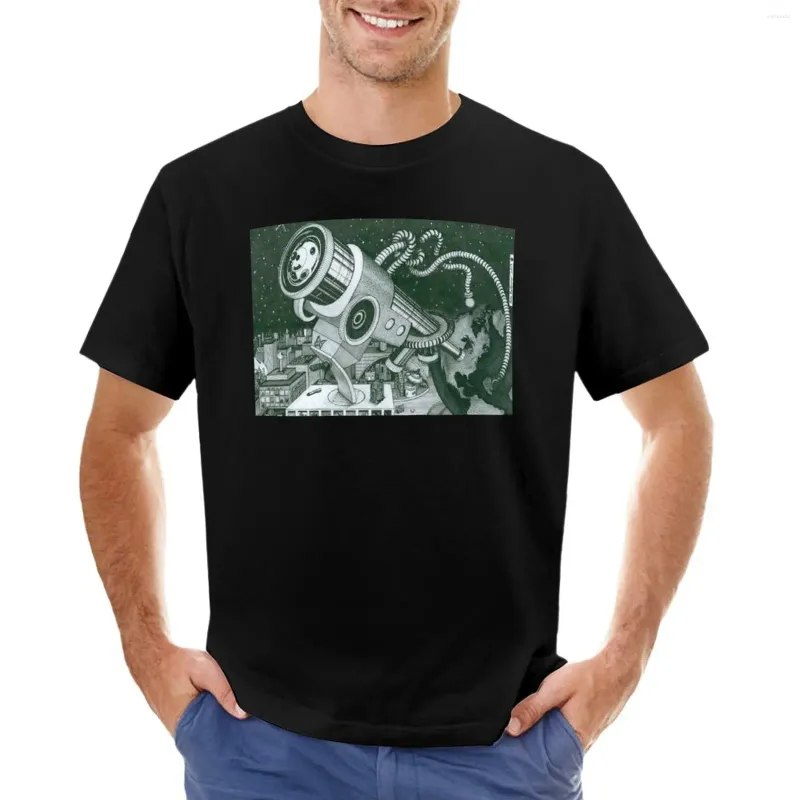 Débardeurs pour hommes T-Shirt Microscope ou télescope été grands et grands t-shirts pour hommes