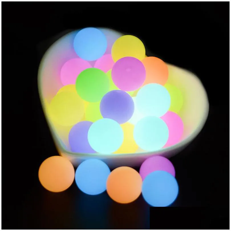 Outros 12mm Rodada Fluorescente Sile Grânulos BPA Luminosa Solta Para DIY Bebê Dentição Colar Chupeta Cadeia Pulseiras Drop Deli Dhgarden Dhlvi