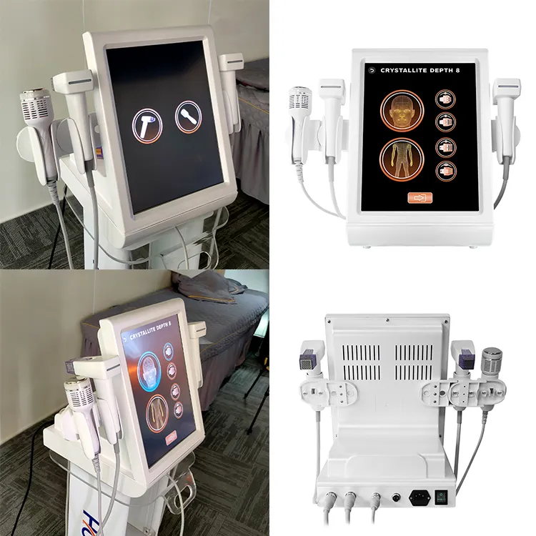 2024 2 po en 1 Hammer Hammer RF Microoneedling Skin Treatment Machine de beauté pour les cicatrices d'acné Traitement