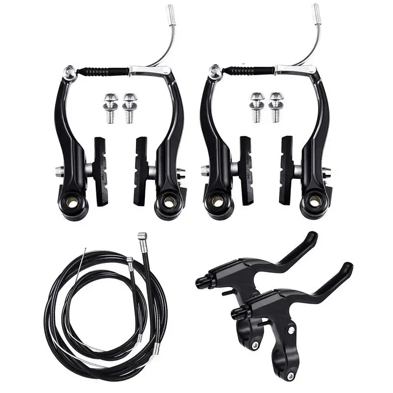 Ensemble de frein à vélo complet Mountain V et Cable Câble avant Sensibilité arrière Accessoires de cyclisme 231221