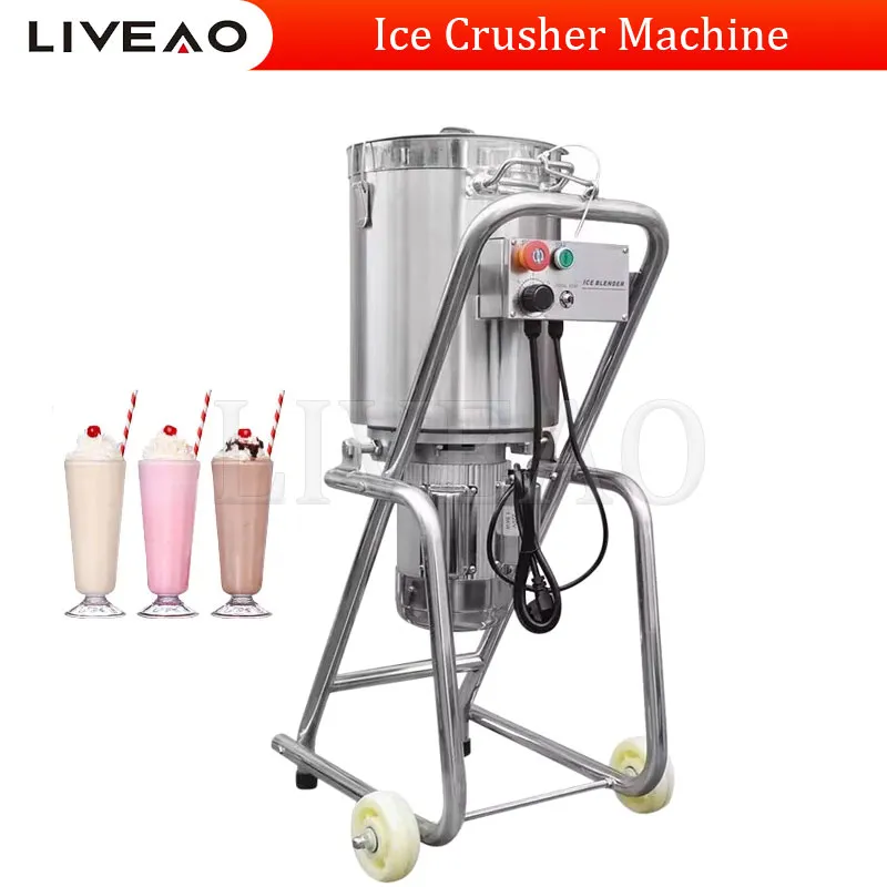 220V Electric Ice Crusher Commercial Użyj lodowego napoju koktajle koktajle maszyny do golenia maszyna do golenia