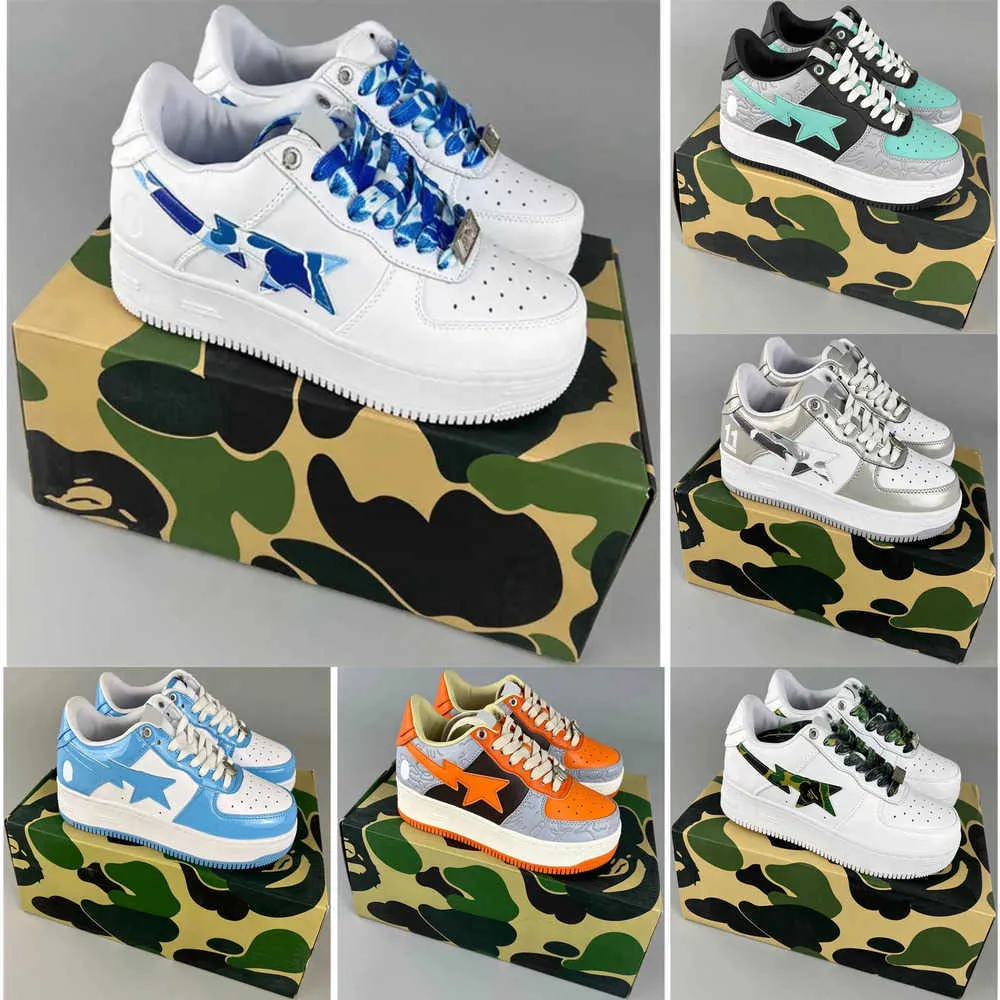 Casual Shoes Women Mens A Bathing Ape Sk8 Low Shoes Storlek 13 Sneakers Us Designer White Chaussures Casual Schuhe Eur Running Trainers Green Runners US12 Tennis