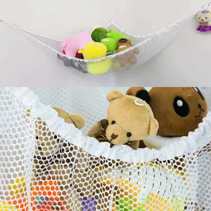 Storage Boxes Stuffed Animal Net Hammock Corner Hanging Pet Organizer For  Kids Childrens Room From Sanguocao, $11.15