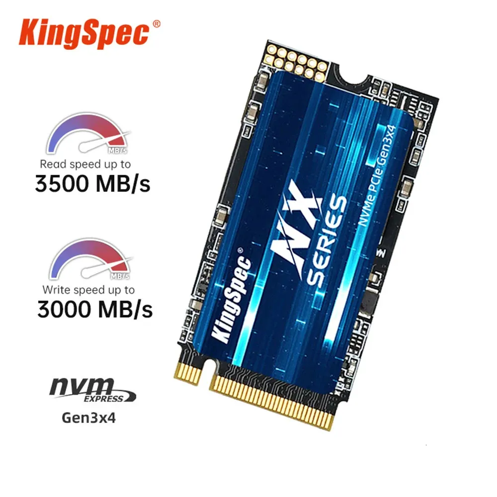 KingSpec M2 NVMe Ssd 128GB 256GB 512GB 1TB Hard Disk M.2 2242 PCIe M2 NMVe Internal Solid State Drive for Laptop Desktop 231220