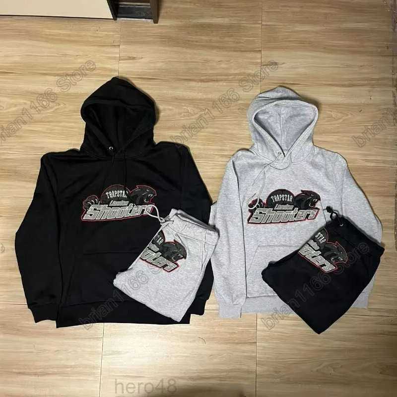 Trapstar hoodies per tracce maschili tiratori con cappuccio uomo donna ricamo di asciugamano tigre tigre pullover di alta qualità felpe in pile di alta qualità.