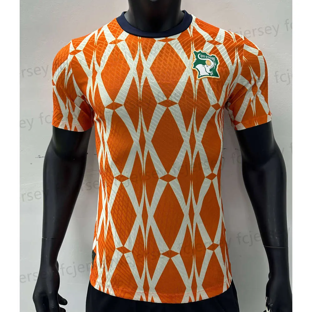 Cote d'lvoire No23 Mande Home Soccer Country Jersey