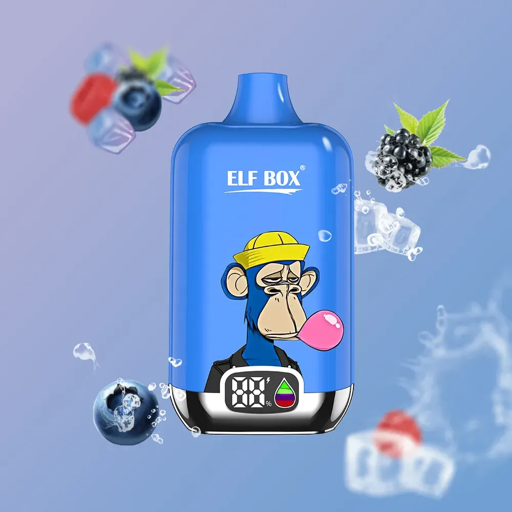 100% Original Elf Box Magic 12000puffs Vape Disposable 12 saveurs Good Taste Mesh Coil E-CAGAGETERT