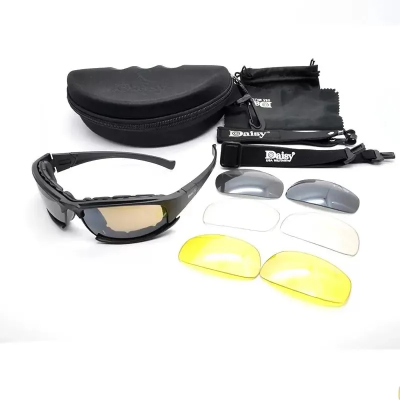 Eyewear Daisy X7 Équitation extérieurs verres à vent les lunettes de soleil Tactical Militar