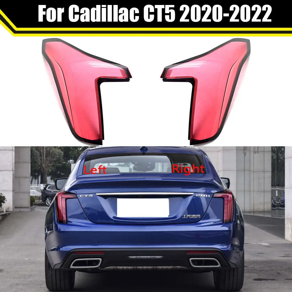 for Cadillac CT5 2020 2021 2022 Car Taillight Brake Lights Replace Auto Rear Shell Cover Mask Lampshade