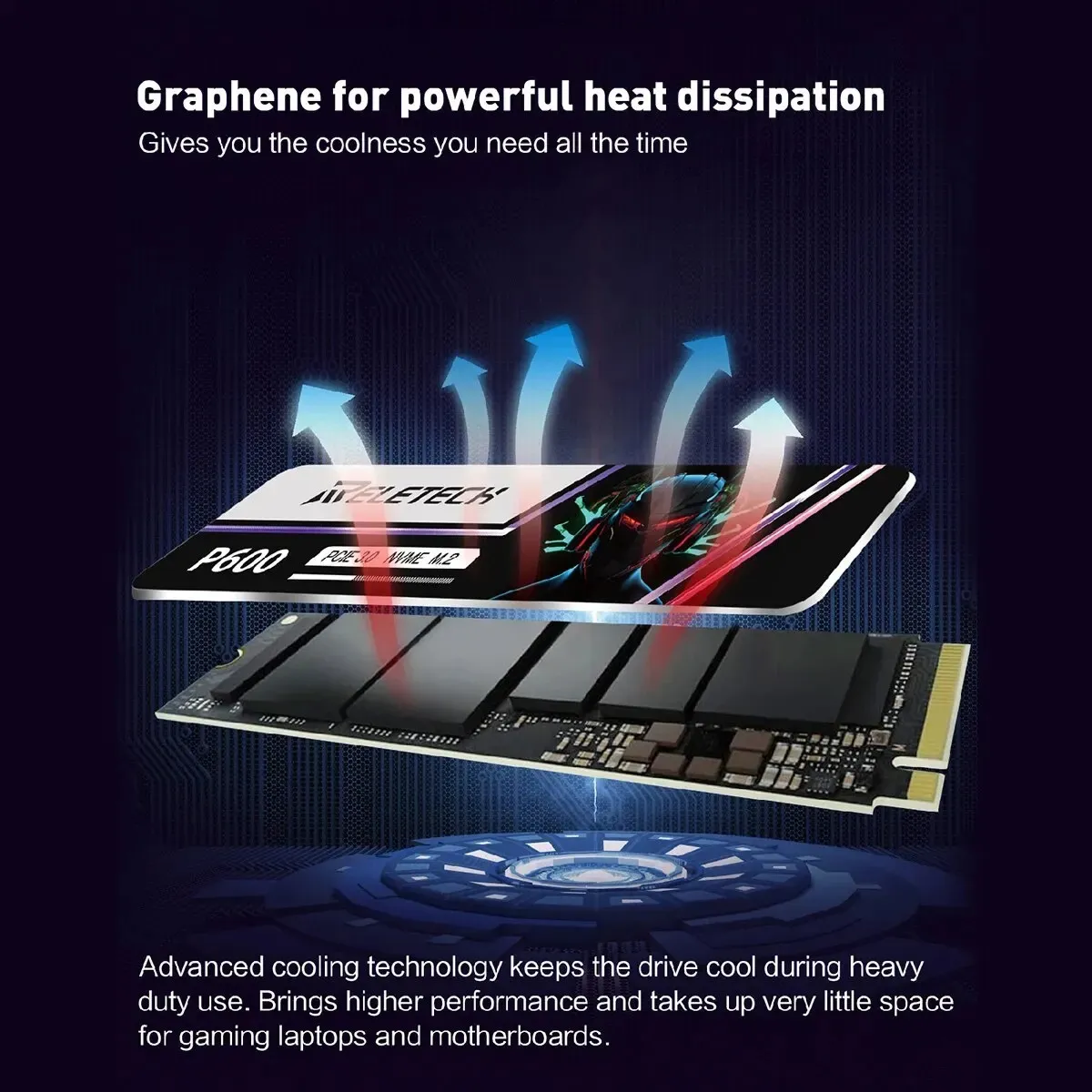 RELETECH P600 M.2 NVMe SSD 1TB 2TB 512GB 256GB PCIe Gen3.0x4  