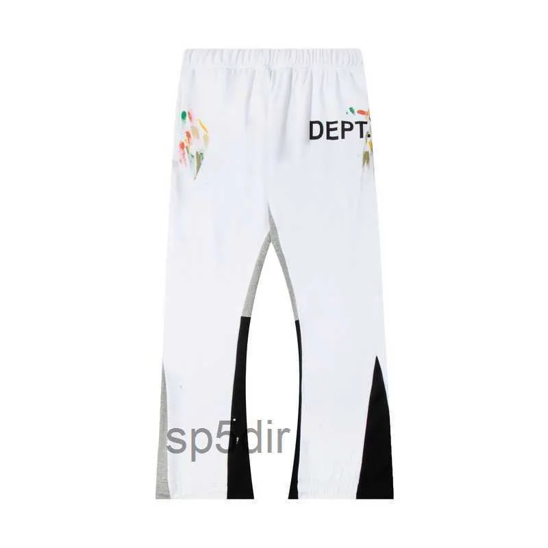 Pantaloni da uomo Gallerys Dept Ins Versione corretta Gall Highstreet Splashink Pantaloni a contrasto stampati a colori per uomo e donna Gallerie Pantaloni sportivi Dep 5edl8 LW VC52