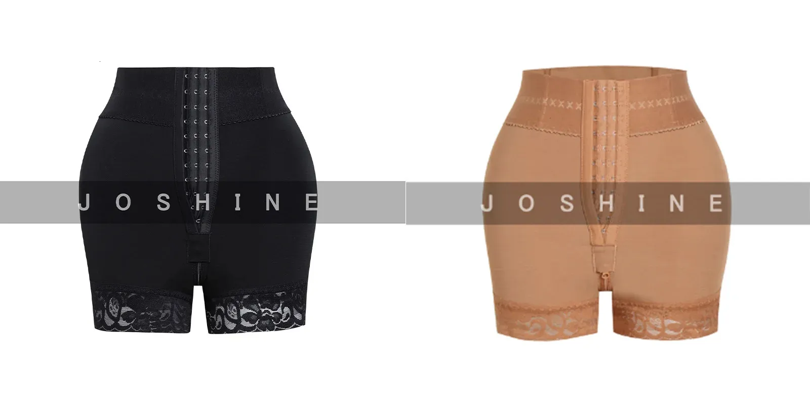 Joshine Body Shaper Shorts Butt Control Shapewear - Black - Size