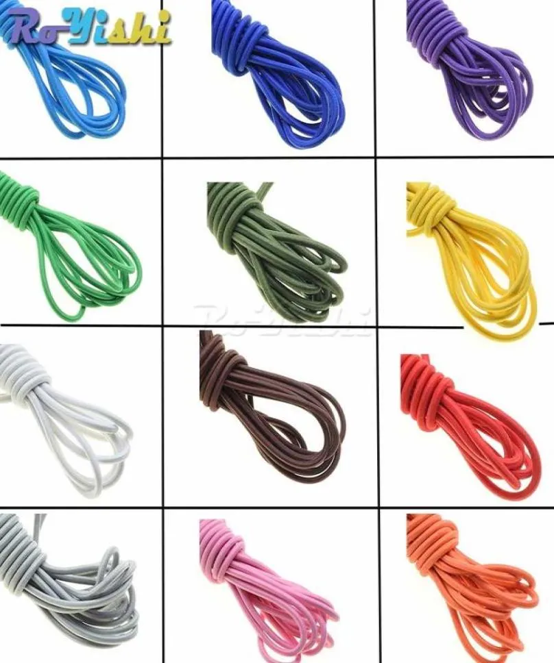 10 jardas colorido diâmetro 3mm corda elástica bungee choque cabo estiramento corda para diy jóias fazendo ao ar livre backage9275665