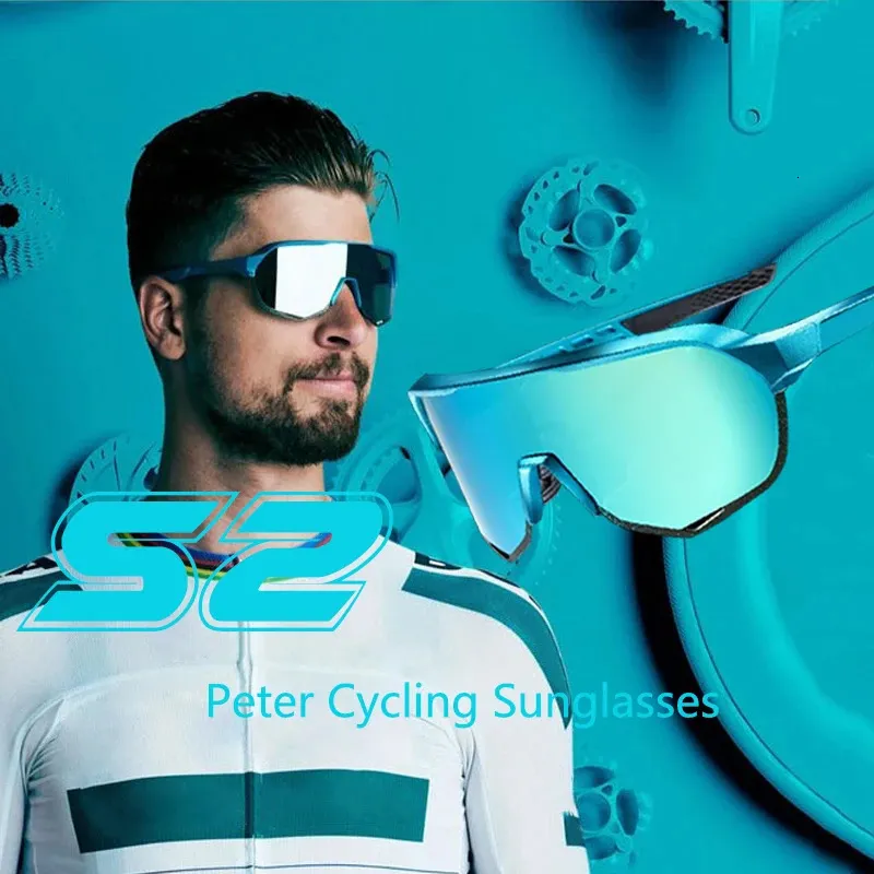 ピーターアウトドアスポーツサイクリンググラスメンズS2ゴーグルマウンテンバイクアイウェア偏光UV400メンサングラス231221