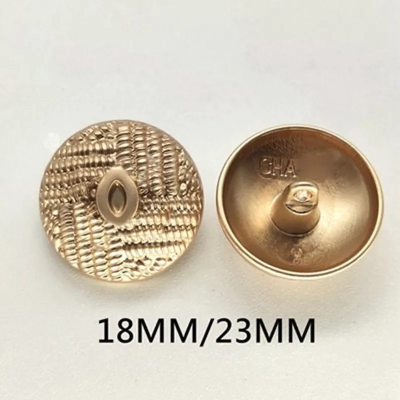 Lot De 5 Boutons Vintage Dorés Pour Vêtements - Métal, Tailles 15/20/25 Mm, Pour Couture DIY Et Décoration