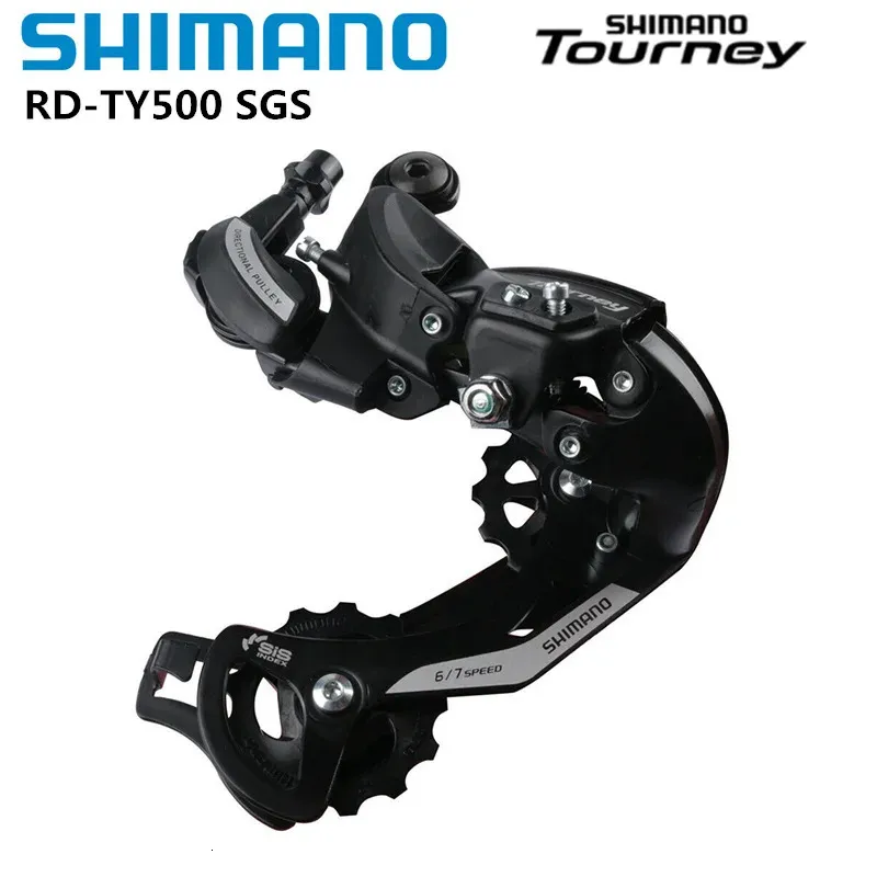 Shimano Tourney TY500 TY21 TY300 TY200 Derailleur posteriore SGS GS SS 6 7 velocità MTB Bike Bicycle Variabile Drive 231221