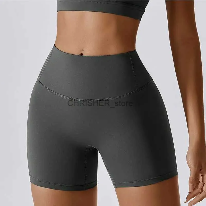 Yoga Outfit New Yoga Shorts Women Gym Outfit Scrunch Butt Fitness High Waist Gym Leggings Gym Clothes For Women Cycling Shorts Sports ShortsL231221