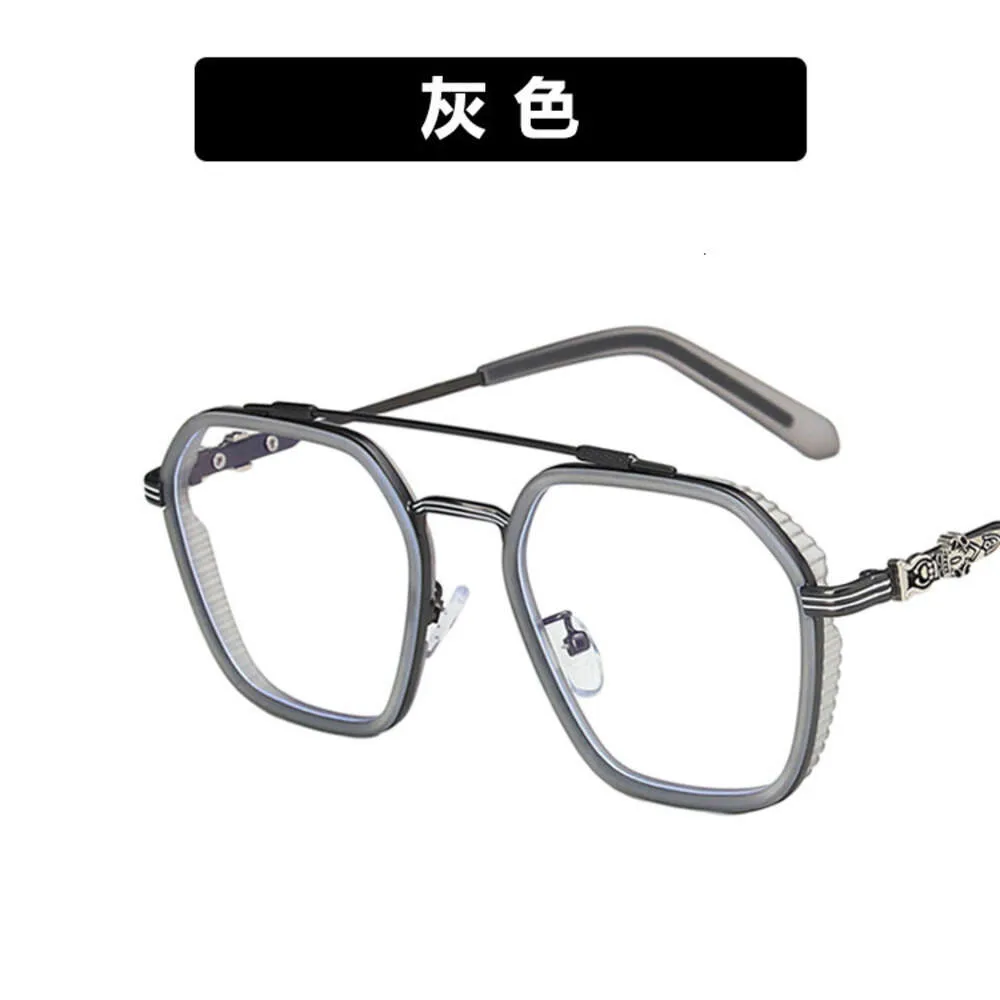 Ch Cross Sunglasses Frames Designer Chromes Womens Double Eyeglass Frame Men's Trendy Myopia Equipped Retro Black Gold Eyes Heart Glasses 2024 High Quality L09s