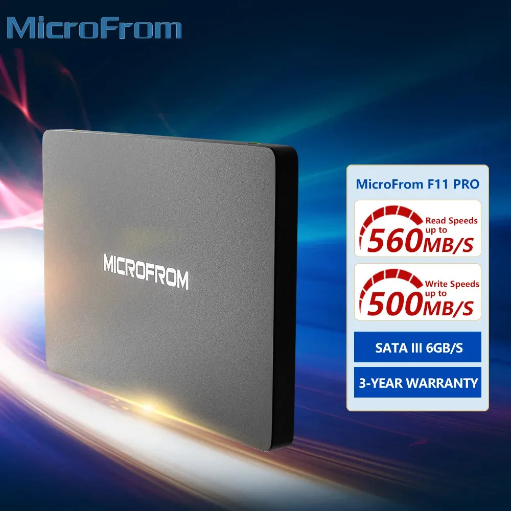 Microfrom SSD 240 GB 1TB 120GB 128GB 256GB 480GB 512GB 1 TB 2TB Disk rigido a stato solido SATA SATA per laptop 231221