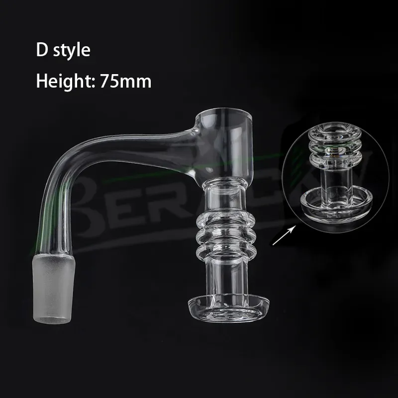 Full Weld Terp Slurper Quartz Banger Smoking Beveled Edge Seamless Quartz Nails With Glass Marble Ruby Quartz Pillars For Dab Rigs Pipes