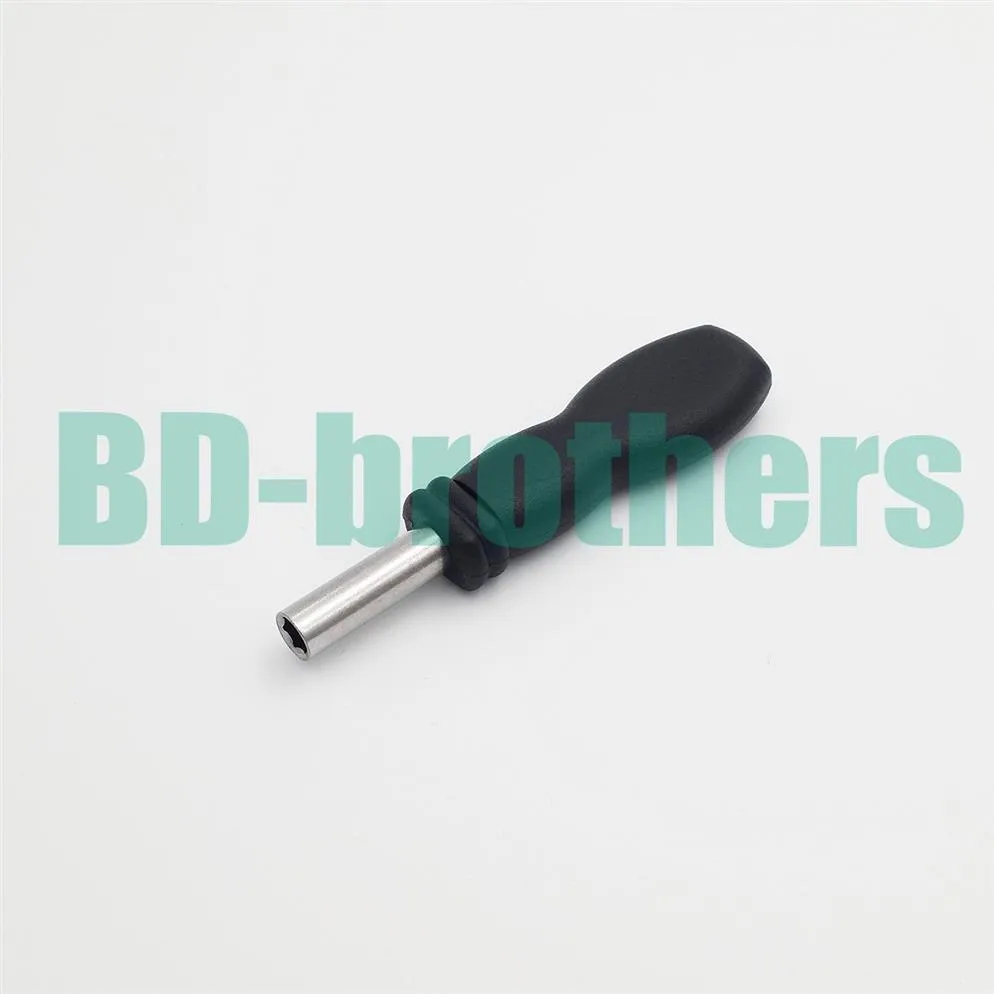 Черный пластик 6 5 мм шестнадцатеричный гаечный ключ для магнитной ручки для 3 8 4 5 Бит для консоли 50шт LOT291L