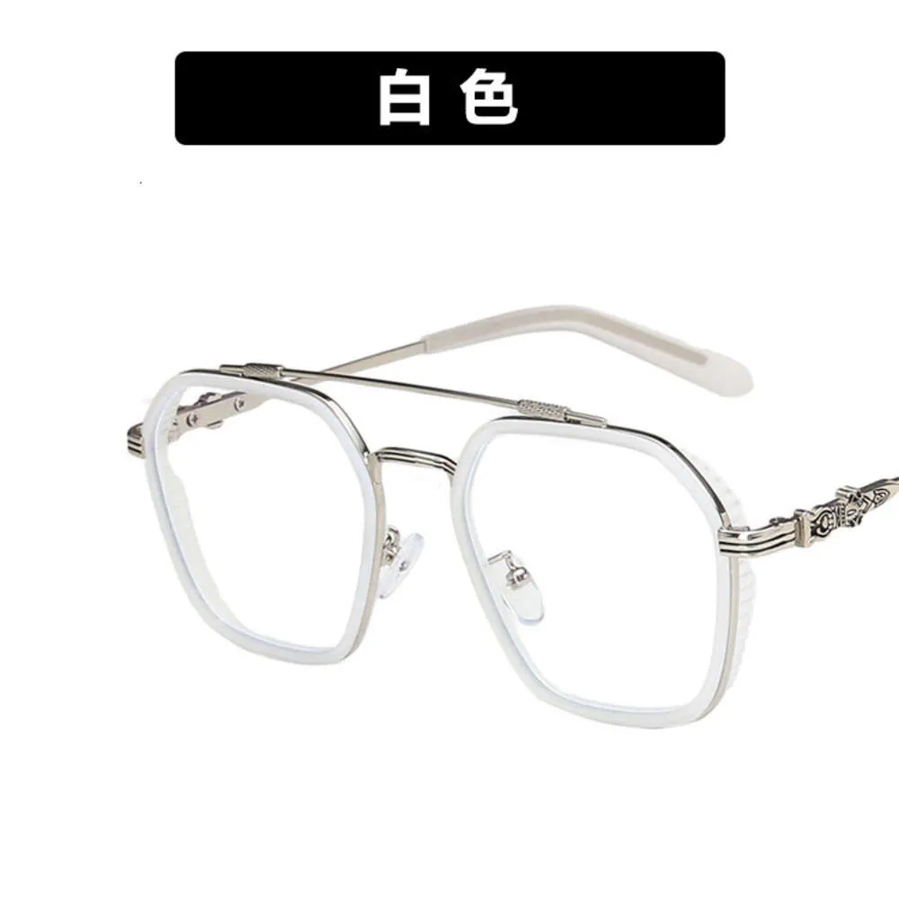 Ch Cross Sunglasses Frames Designer Chromes Womens Double Eyeglass Frame Men's Trendy Myopia Equipped Retro Black Gold Eyes Heart Glasses 2024 High Quality Fcp5