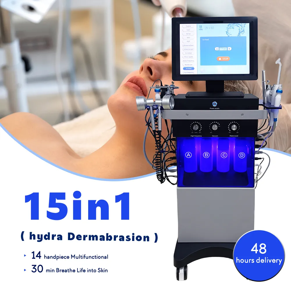 Top vente Microdermabrasion rajeunissement de la peau soins du visage hydrafaciaux machine de Dermabrasion nettoyage en profondeur équipement de Salon de beauté utilisation de SPA