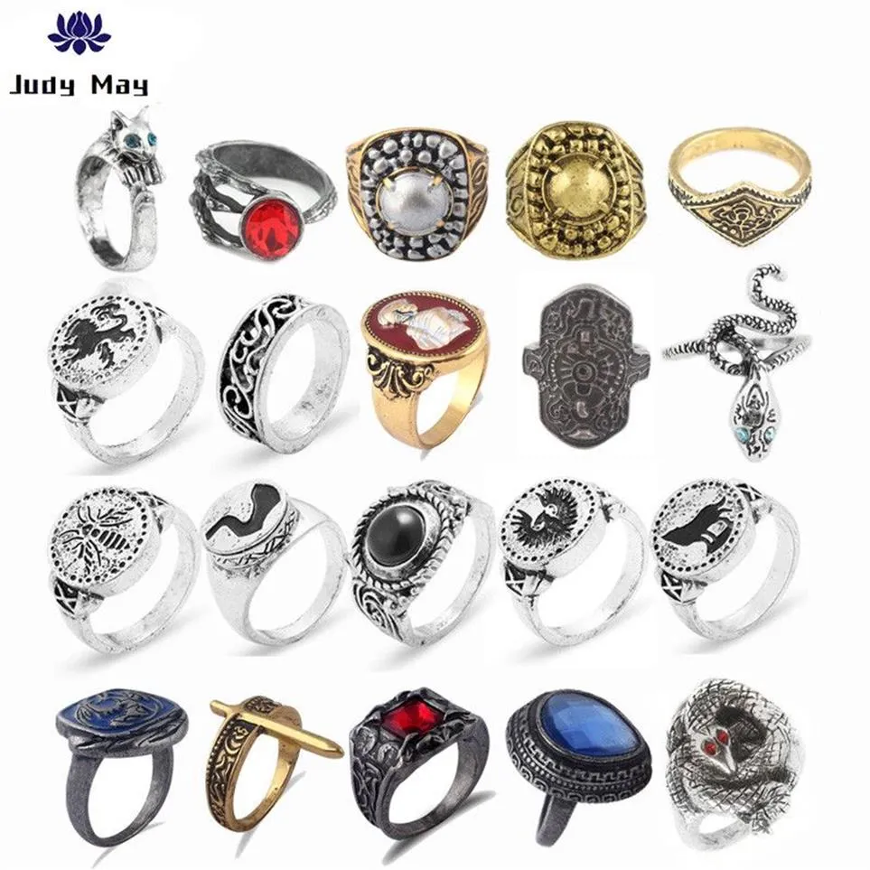 Dark Souls Ring Havel's Demon's Scranthy Rings CosplayアクセサリーAnillos for Men Drop Jewelry286l