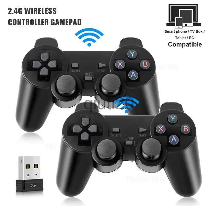 Joysticks Game Controllers Joysticks 2.4GHz draadloze gamepad voor gamecontroller USB Joystick voor PC Android TV Controle voor pc -box gamebox