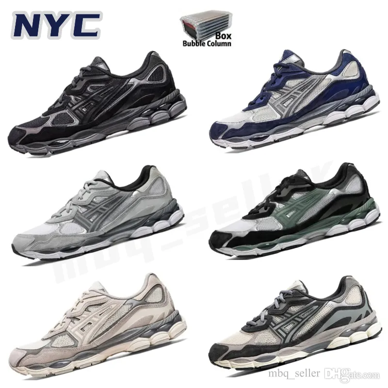 الرجال Gel NYC Running Shoes Designer الشوفان الخرسانة