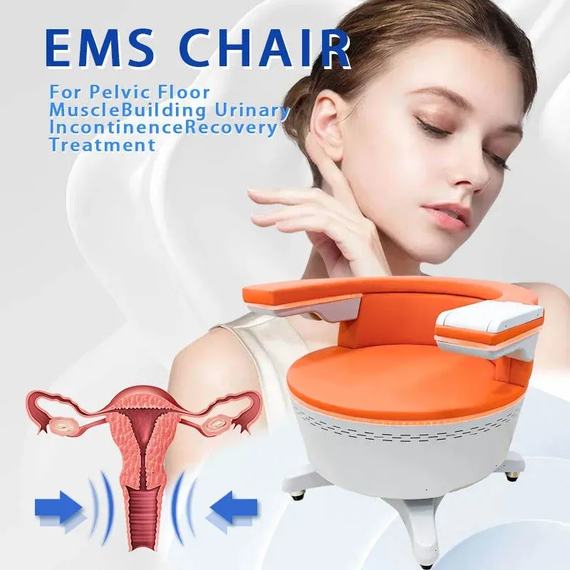 Sedia EMS sedia non invasiva pelvic Muscolo riparato Macchina kegel addestramento del trattamento con incontinenza urinaria EM-sedie a serratura vaginale Attrezzatura di bellezza di bellezza