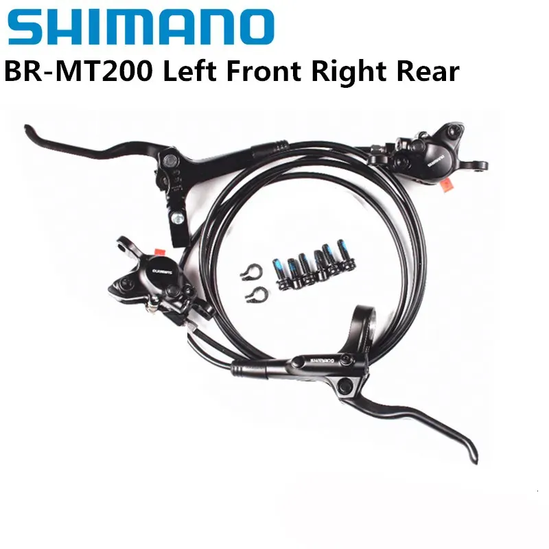 Shimano Mt200 BRACK BL BR MTB Ebike Disco Cicla in bicicletta Elettrica Sinistra posteriore destra posteriore destra Y231221