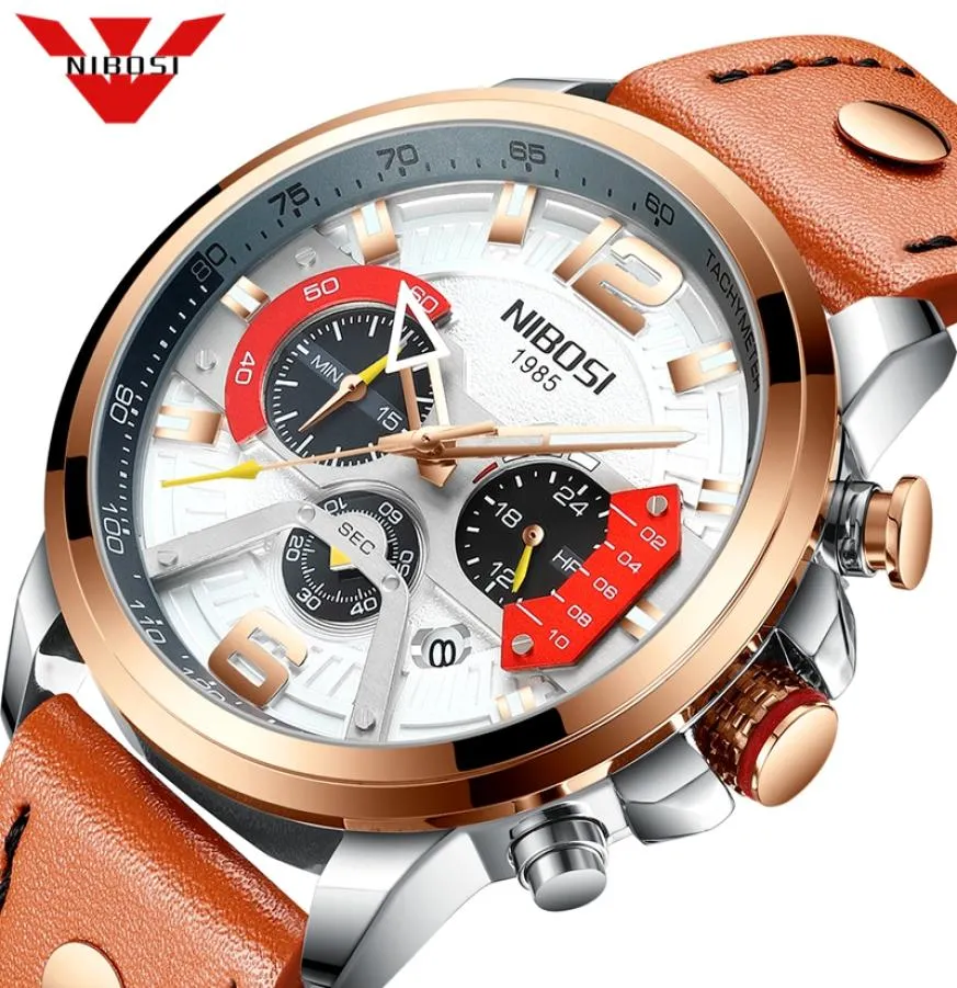 Nibosi New Watch Men Brand Men Sport Watches Men039S Quartz Clock Man Hom