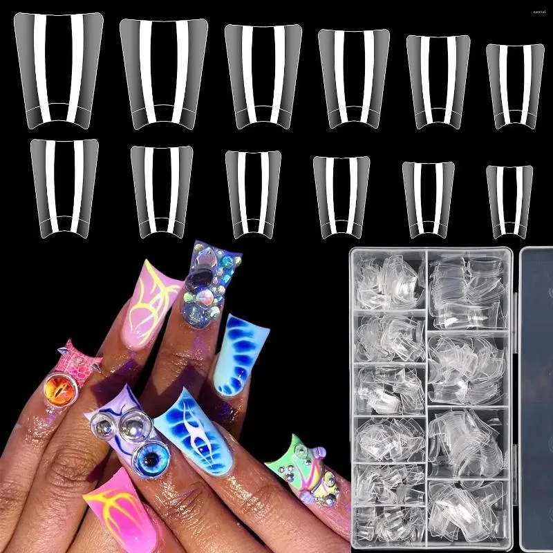 Extra Short Square Soft Gel Full Cover Nail Tips – The Additude Shop