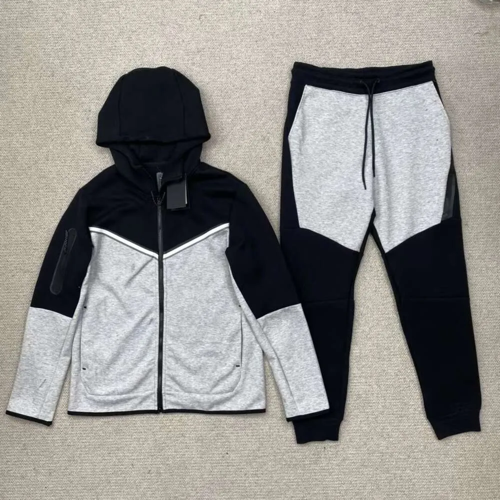 Mens Sports Hoodies Tech Fleece Pants Designer Hooded Jackets Space Cotton Byxor Kvinnor Tjocka rockar Bottoms Män