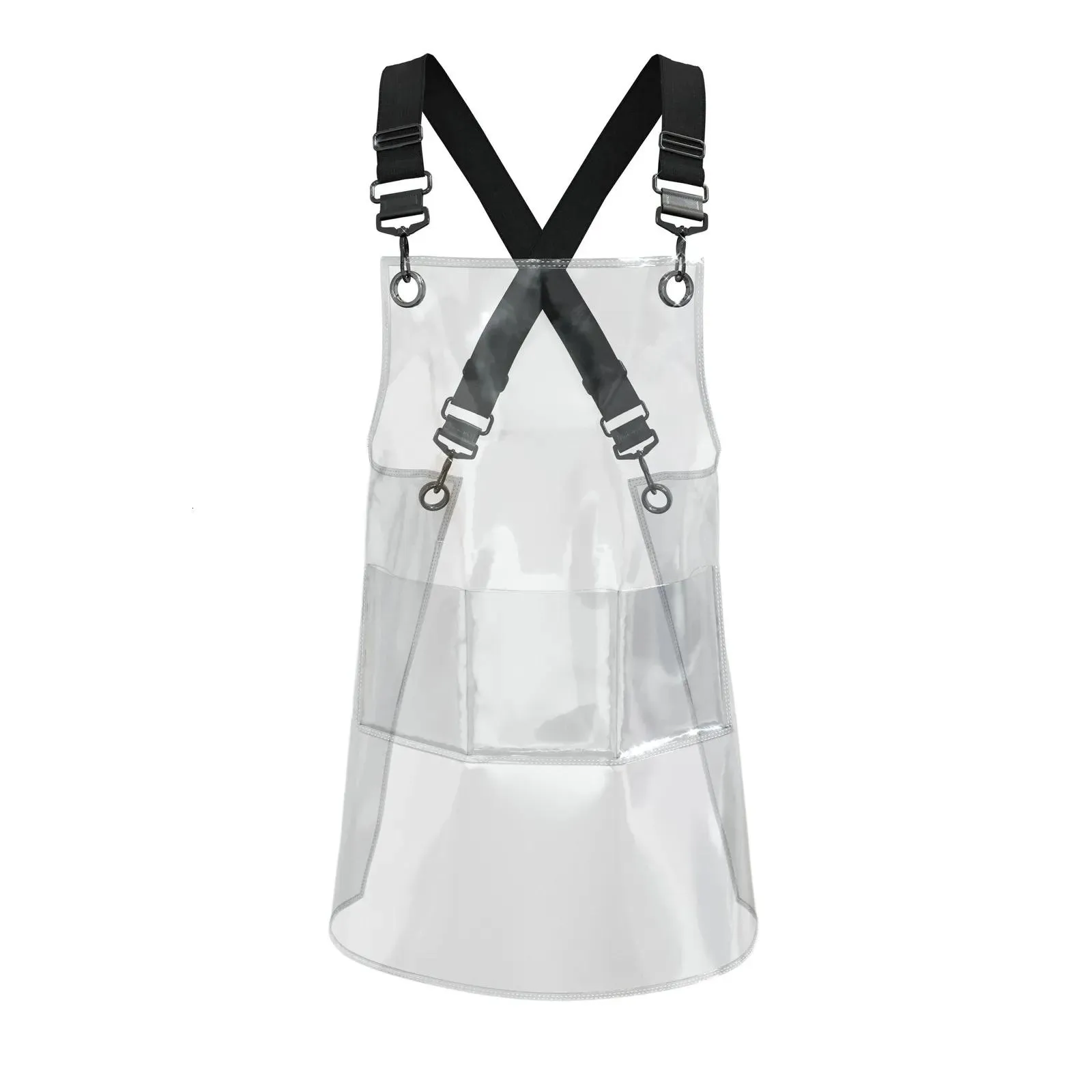 Förkläden Förkläden Fashion Clear Transparent Custom Color House Accessories Waterproof Kitchen Hair Salon Washable TPU Man Women's Apron 23030