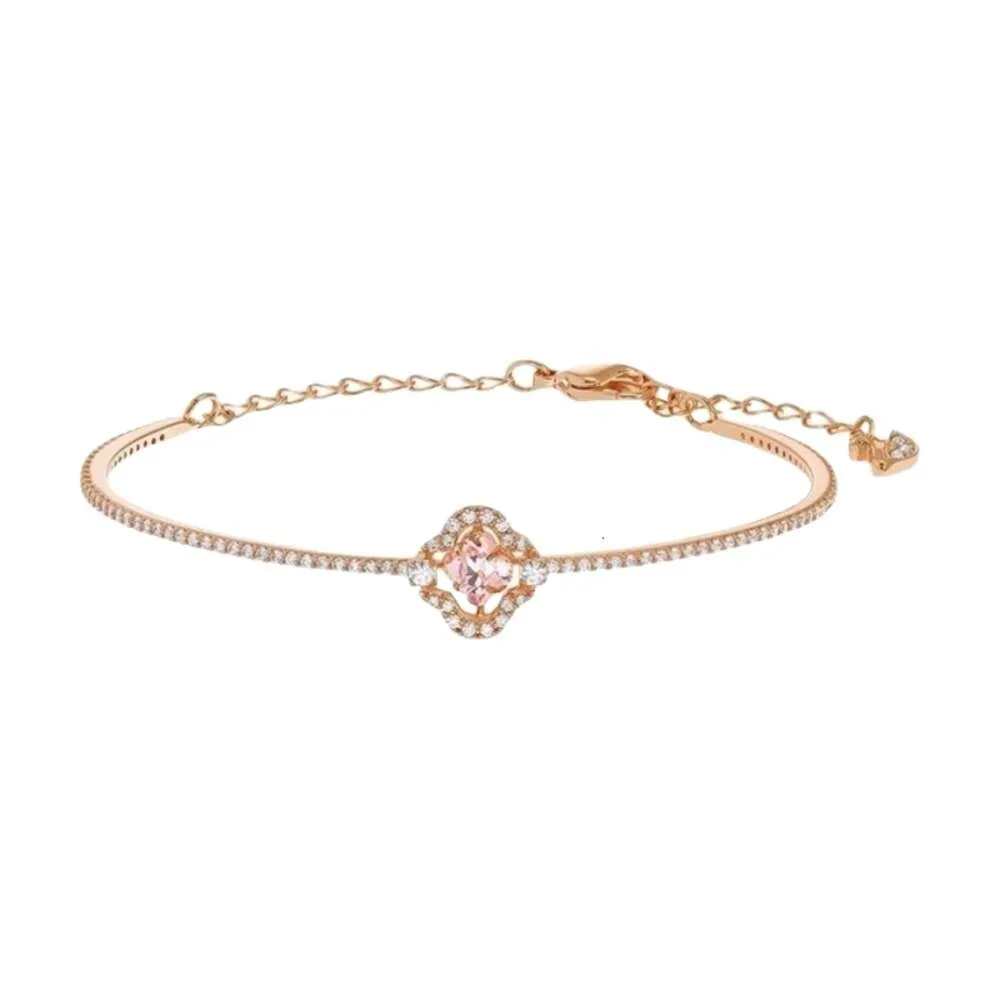 Bracciale Swarovski Braccialetti di design Gioielli da donna Braccialetti con ciondoli originali di alta qualità Bracciale a forma di cuore Gioielli femminili