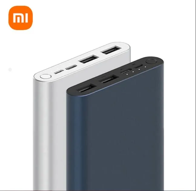 Оригинальный внешний аккумулятор Xiaomi Power Bank емкостью 10000 мАч, портативный внешний аккумулятор с быстрой зарядкой, USB Type C, двусторонний, 18 Вт, QC3.0, аккумуляторы с быстрой зарядкой