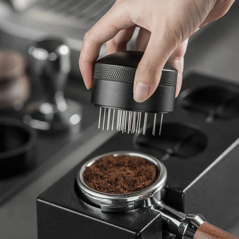 515358mm café remuant inviolable expresso agitateur WDT outil de Distribution en acier inoxydable café en poudre remuant l'aiguille de café 231220