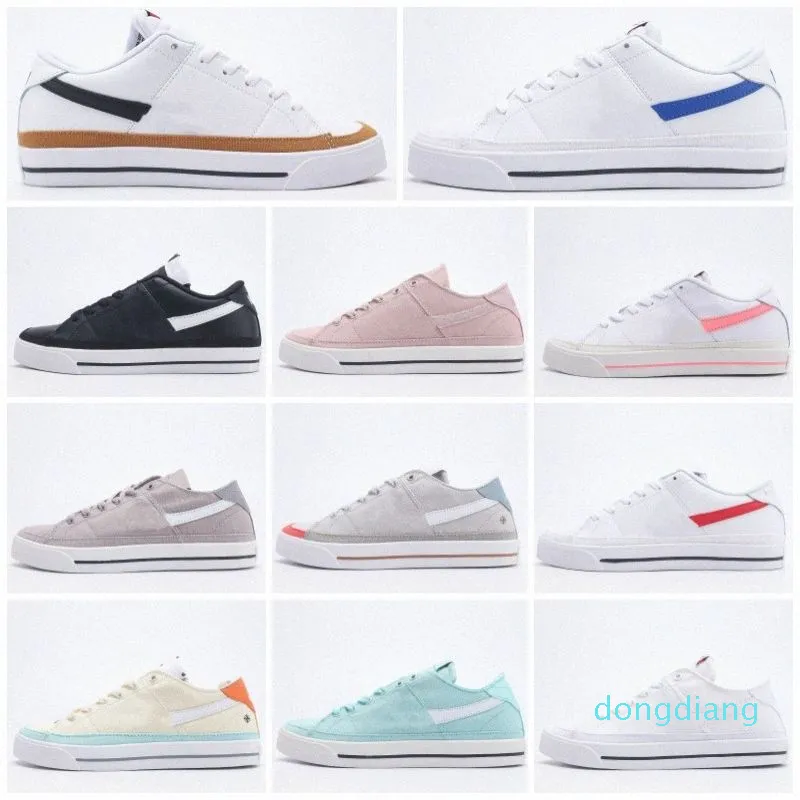 Tillbaka till School Court Legacy Lift Student Shoes Series Low Top Classic All Match Leisure Sports Men and Women Small White Shoes