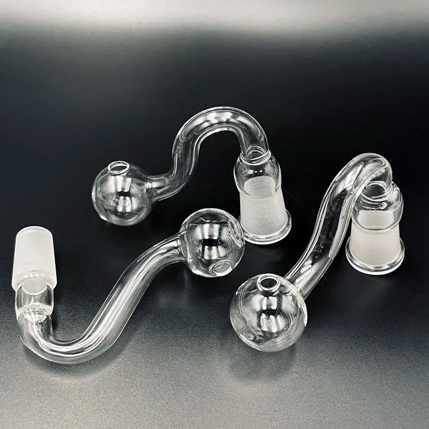 10 mm 14 mm 18 mm klar dicke Pyrex -Glasöl -Brennerrohr männliche Weibchengelenk für Wasserrohrglas Bong Dab Rig Schüssel Zz