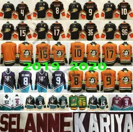 Anaheim Ducks 9 Paul Kariya 15 Ryan Getzlaf 17 Ryan Kesler Charlie Conway Teemu Selanne Bombay Portman Goldberg Reed Banks Ice Hockey Jersey