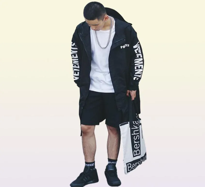 Vetements shop polizei raincoat