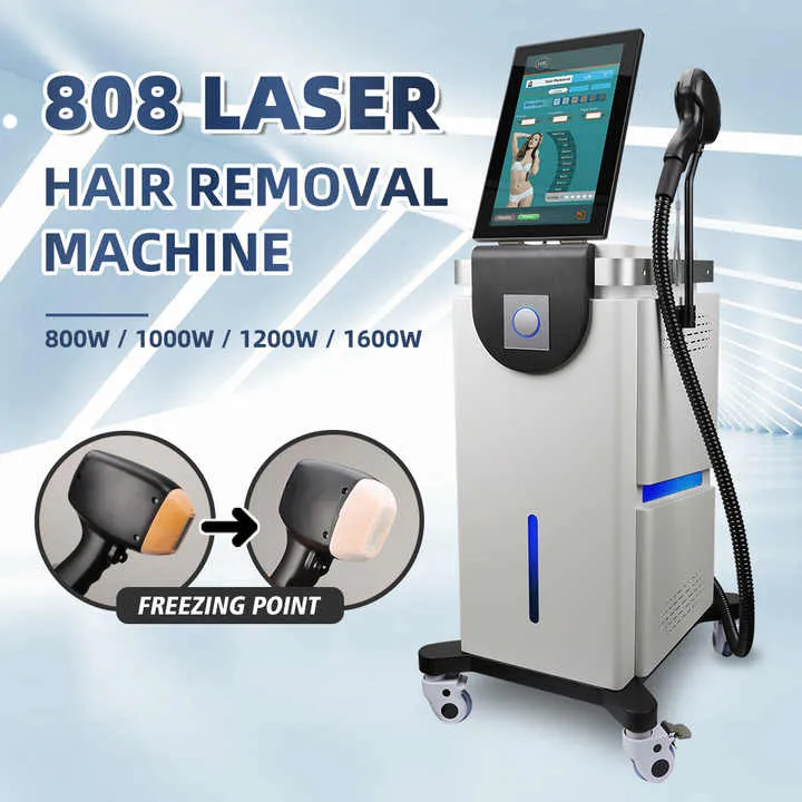 3 Wellenlänge 755nm 1064nm 808nm professionelle Eisschmerzen laser Laser Haarentfernungsmaschine 808 Laser -IPL -Option