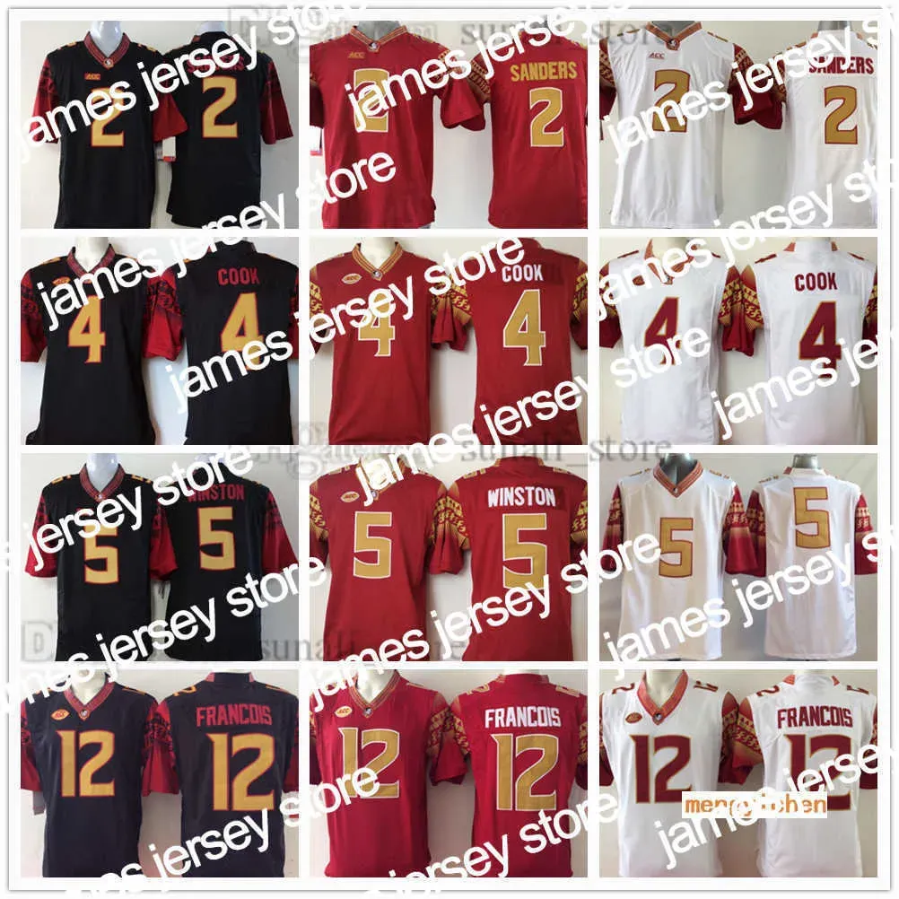 Abbigliamento da football americano New Florida Ncaa College State 2 Maglie Deion Sanders 3 Derwin James 4 Dain