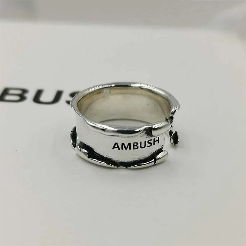 Ambush Ring S925 Sterling Silver Ringは、バレンタインデイ221011289bの男性と女性向けの小さな産業ブランドギフトとして使用されています